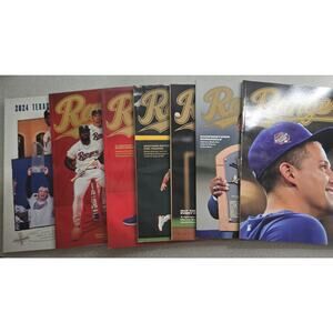 Texas Rangers Magazine 2024 Full Season Set of 7 NEW